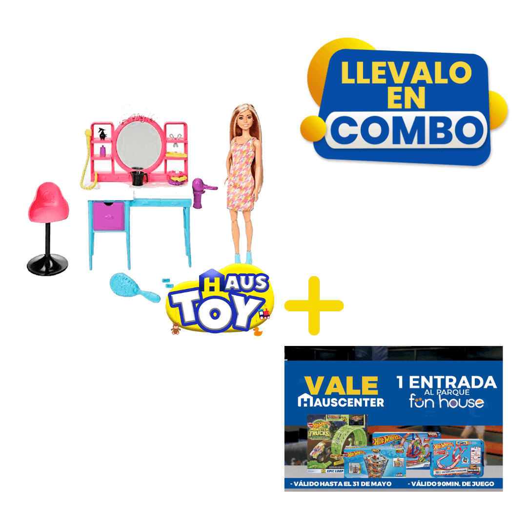 BARBIE TOTALLY HAIR SALON C/MUÑECA