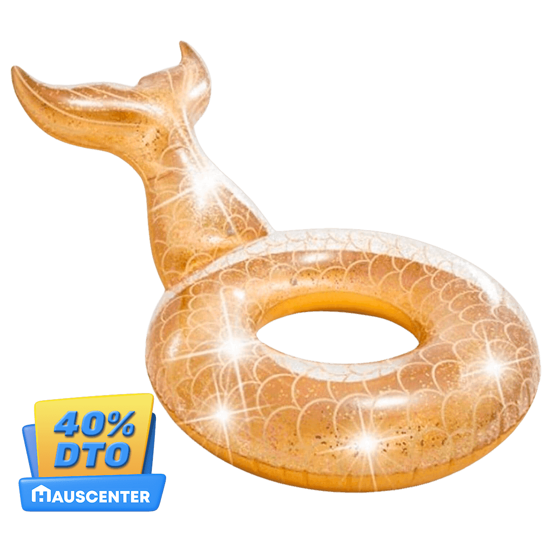 FLOTADOR GLITTER SIRENA - INTEX