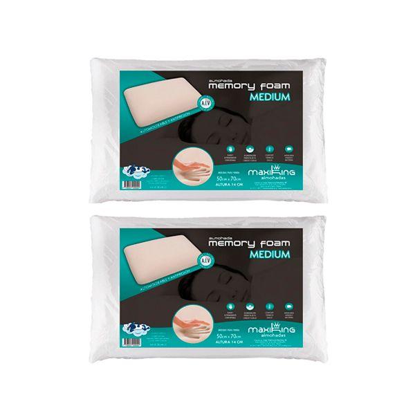 ALMOHADA MEMORY FOAM MEDIUM - MAXIKING