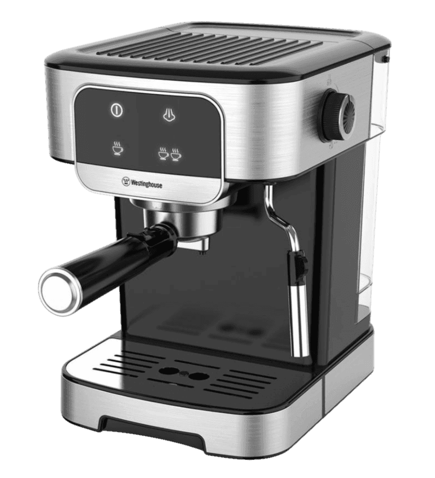 CAFETERA EXPRESSO DOBLE WHESTINGHOUSE 1,8L NEGRO