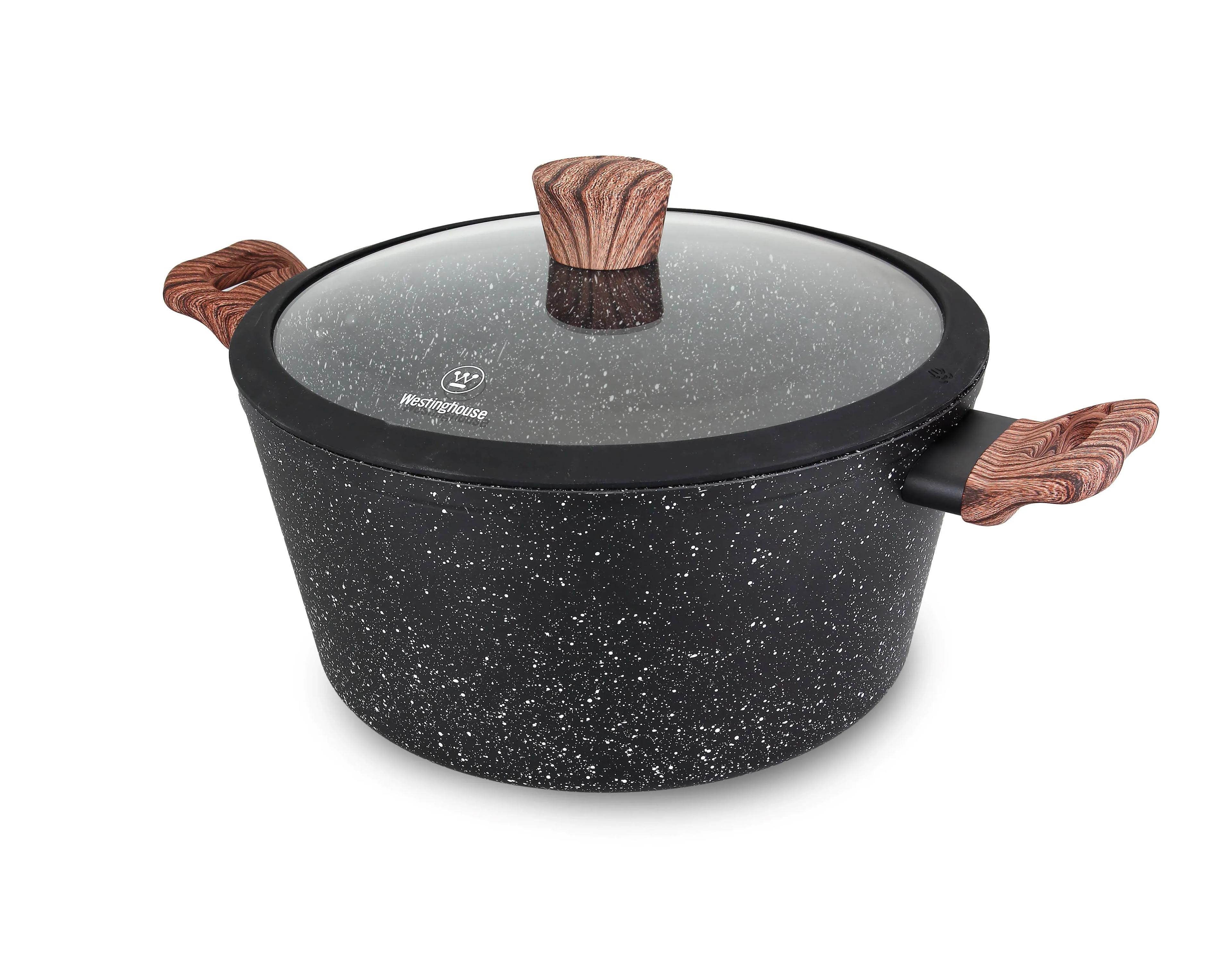 OLLA MARMOL MANGO DE MADERA 28 CM - WESTINGHOUSE