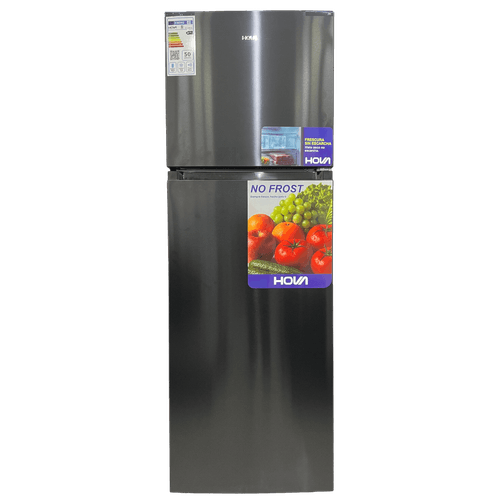 REFRIGERADOR 325 LITROS NO FROST C/BLACK INOX - HOVA