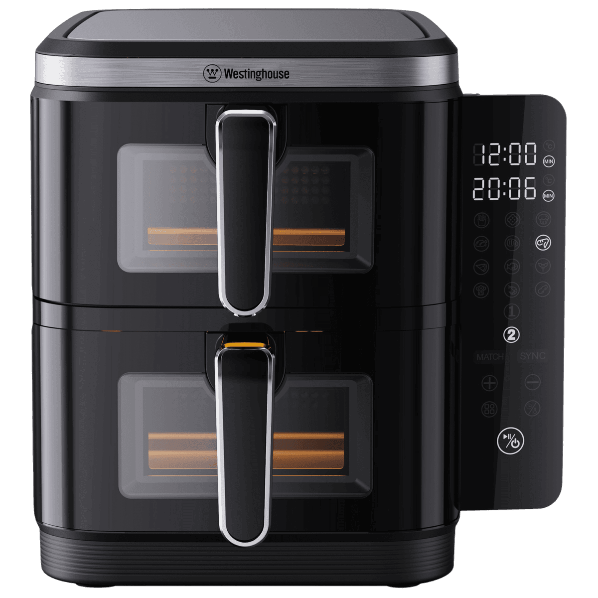 FREIDORA DE AIRE DOBLE BANDEJA DE 5.5 LITROS DIGITAL