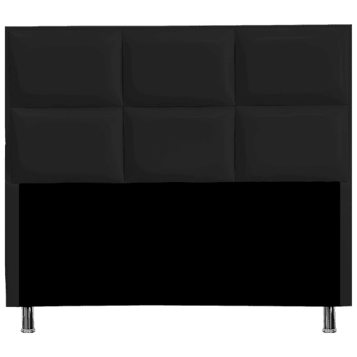RESPALDAR DIAMANTE 2 1/2 PLAZAS COLOR NEGRO CUERO