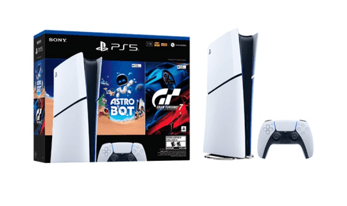 PLAY 5 CONSOLA DIGITAL SLIM 825GB + JUEGOS ASTRO BOT Y GRAN TURISMO 7